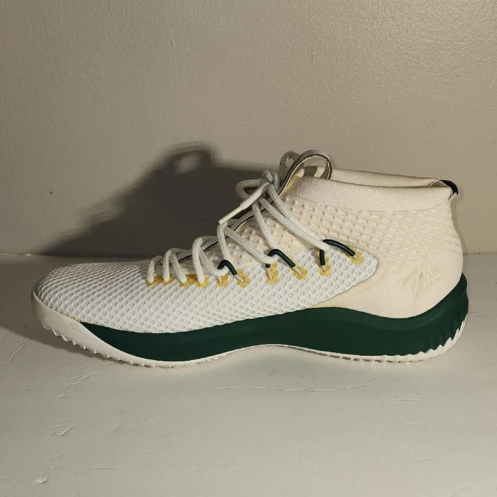 adidas White and Green Sneakers
